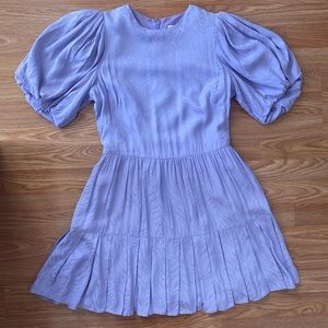 Ted Baker lilac puff sleeve mini dress